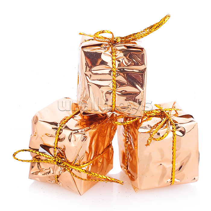 Набор новогодних украшений "Праздник" (16шт*2,5см) в пакете