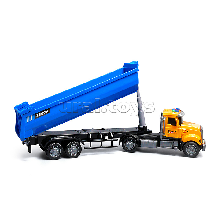 Машина "Самосвал" (свет, звук) в коробке