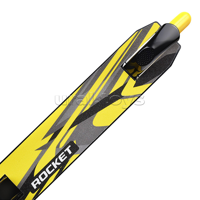 Самокат 2-х колесный ROCKET,колеса PU/ 145 мм,ABEC 7, желтый (в пакете)