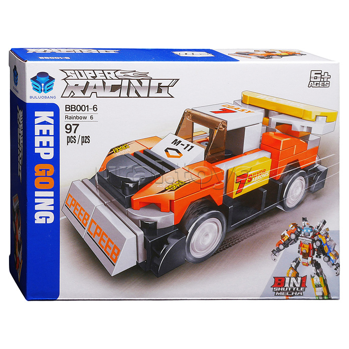 Конструктор "Суперкар" 8 в 1 (786 дет.) в коробке