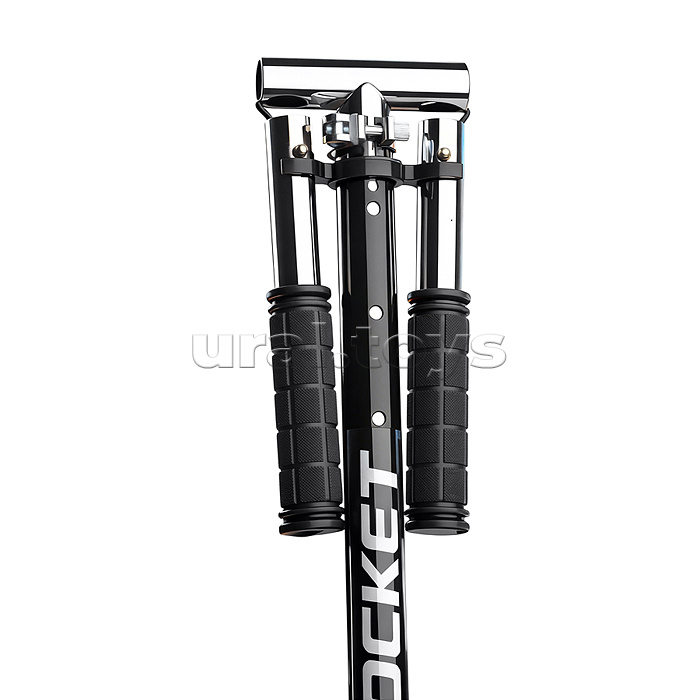 Самокат ROCKET колеса PU 200 мм, ABEC 7, чёрный (в пакете)