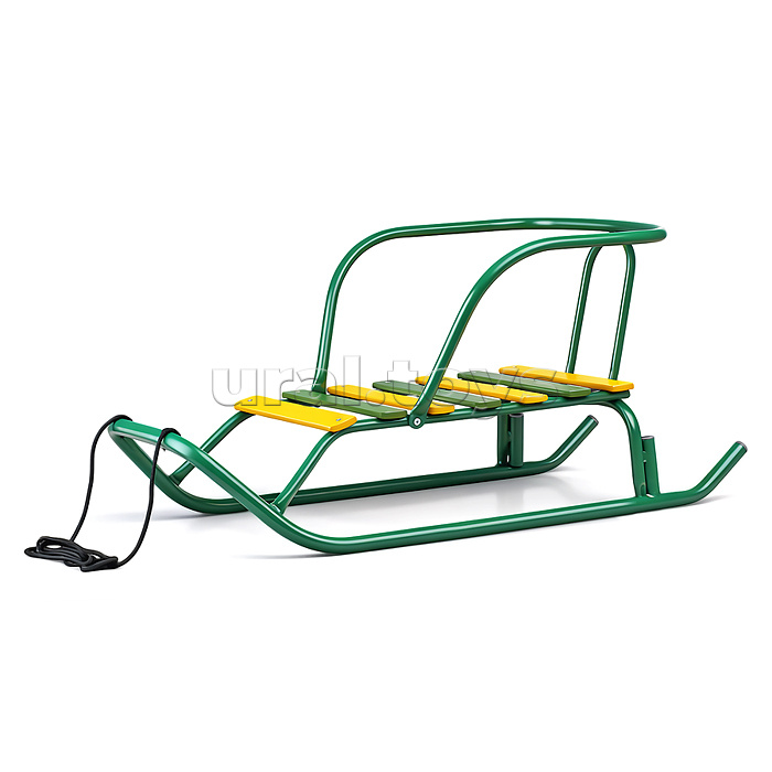 Игрушка. Санки детские "Ветерок 2+" (зелёный)
