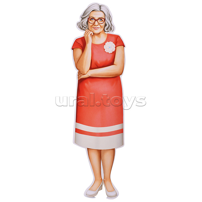 Комплект для оформления интерьера "Семья" 6 фигурных плакатов