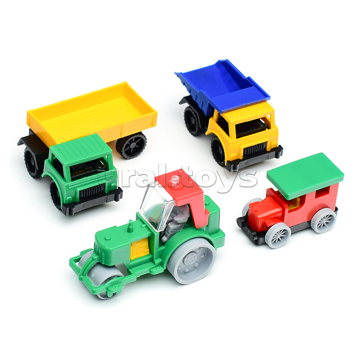 Набор Каток, самосвал, полуприцеп,фаэтон