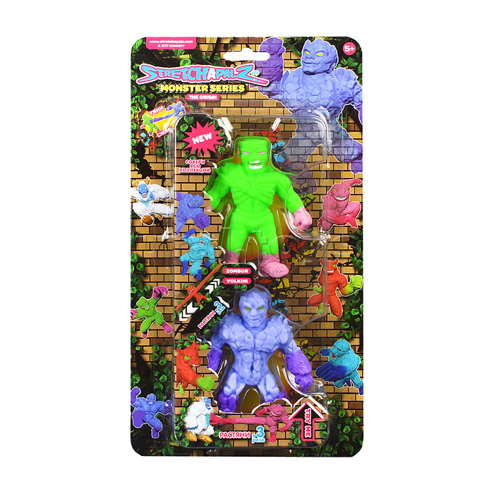 Фигурки-тянучки Stretchapalz  Monsters/Монстры 8 см., 2 героя в наборе