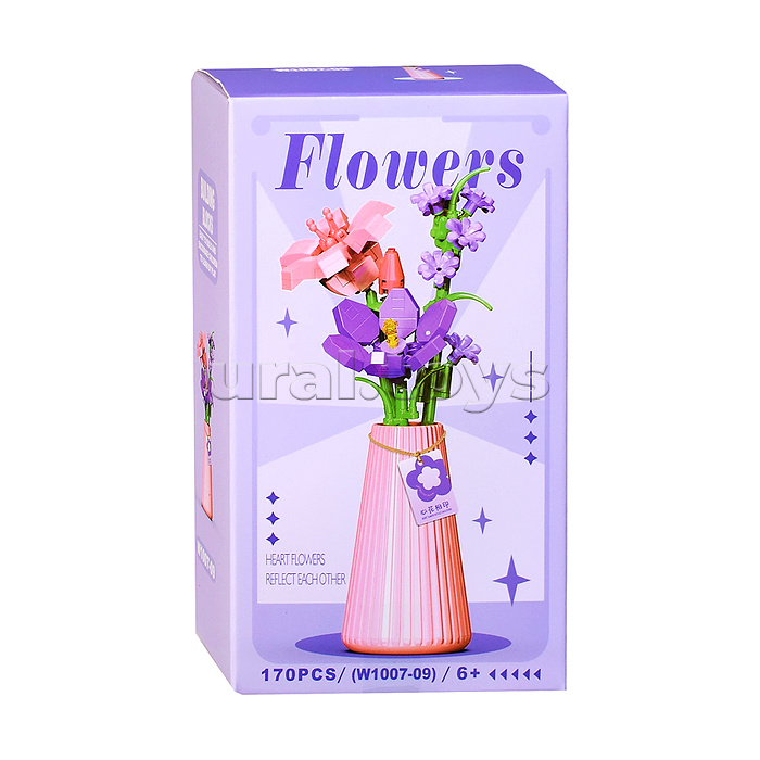 Конструктор "Цветок" (170 дет.) в коробке