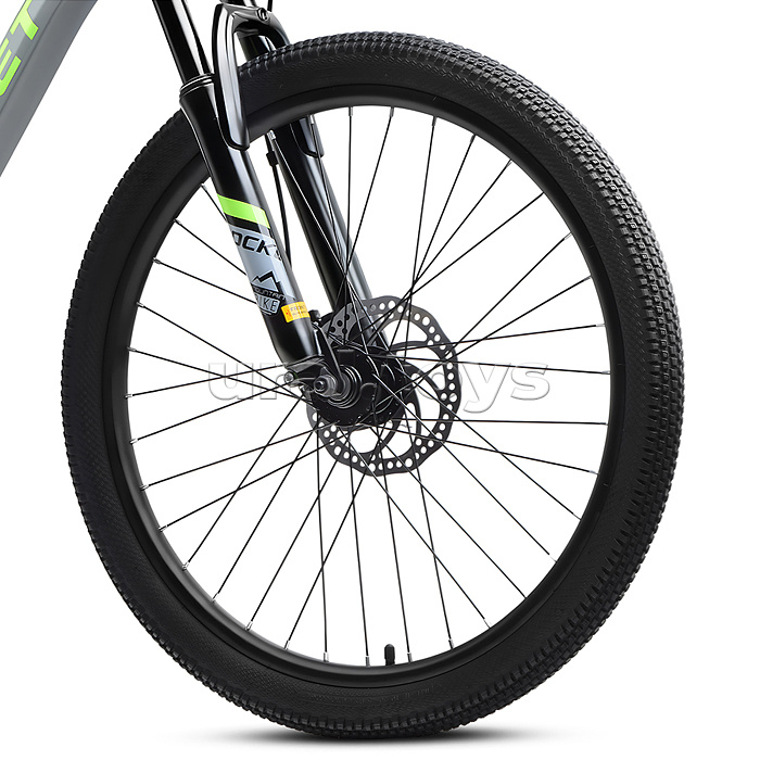 Велосипед 24" Rocket MP-400, цвет серый/зеленый, размер 13"