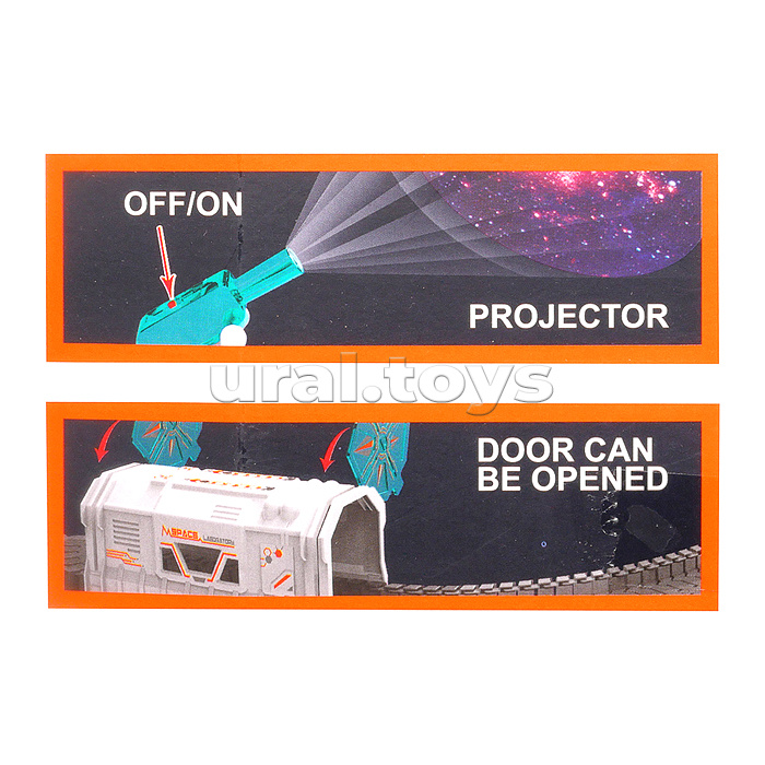 Игровой набор-трек "Космическая гонка"  в коробке