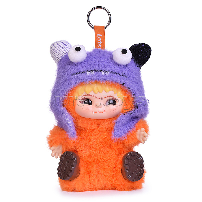 Мягкая игрушка "Кукла мягкая в шапочке" 18 см