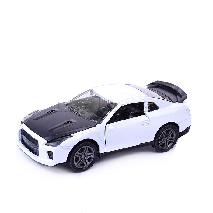 Белая инерционная машинка Купе die-cast,1:32, открывающиеся двери Белая инерционная машинка Купе die-cast,1:32, открывающиеся двери