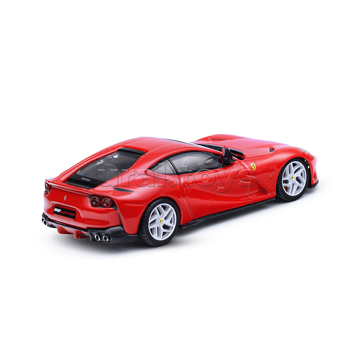 Гоночная машинка die-cast Ferrari - 812 Superfast, 1:43,  красная