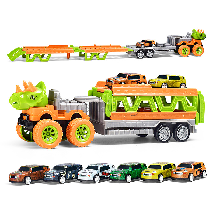 Машина "Fast Track" (6 машин в комплекте, инерционная) в пакете