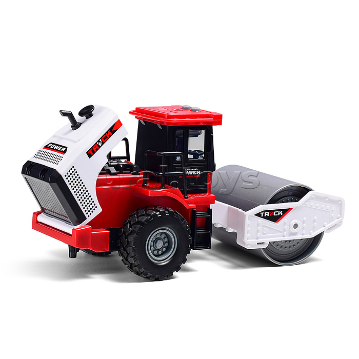 Машина "Каток" 1:43 ( сет,звук)  в коробке