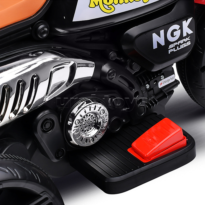 Электромобиль детский "Байк" (цвет синий)