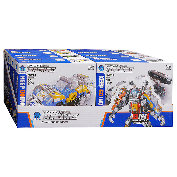 Конструктор "Суперкар" 8 в 1 (786 дет.) в коробке