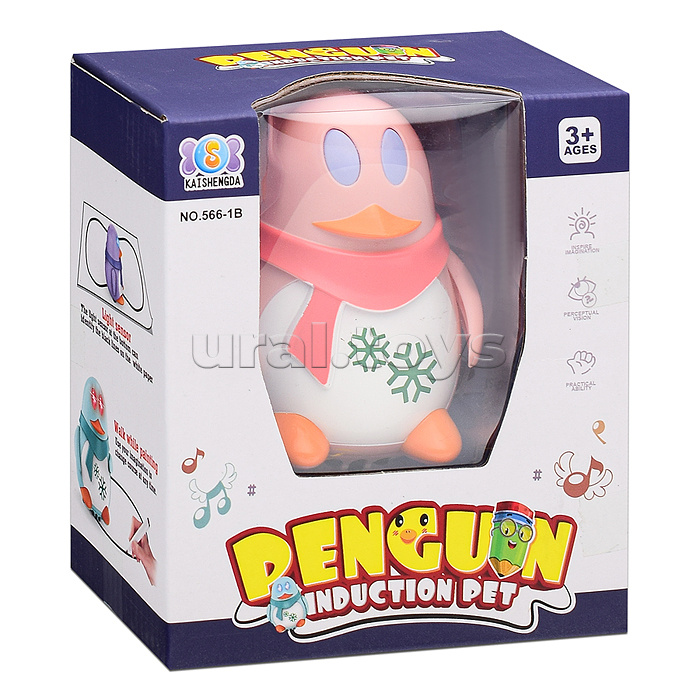 Пингвин на батарейках, в коробке