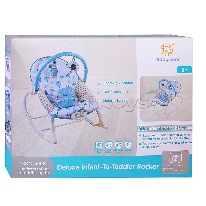 Шезлонг "Нежное облачко" музыка, вибрация  в коробке