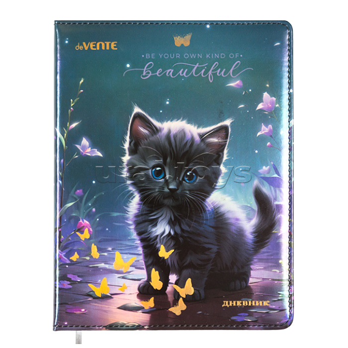 Дневник 1-11 кл. "Beautiful Cat" кожзам 48 листов, белая бумага 80 г/м², Дневник 1-11 кл. "Beautiful Cat" кожзам 48 листов, белая бумага 80 г/м²,