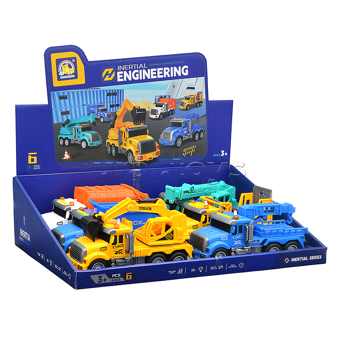 Машина "Строитель дорог" в коробке