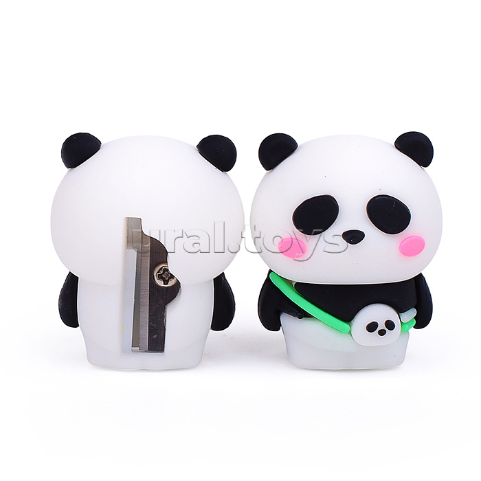 Точилка для карандашей "Yummy Panda" 28x29x34 мм, 1 отверстие, пластиковая с покрытием Soft Touch Точилка для карандашей "Yummy Panda" 28x29x34 мм, 1 отверстие, пластиковая с покрытием Soft Touch