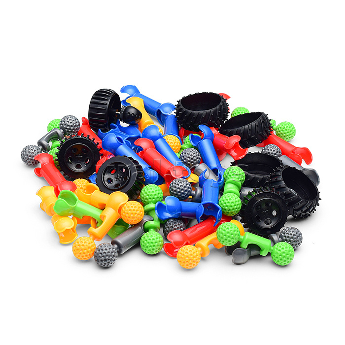 Конструктор "Вертолет и пушка" в коробке