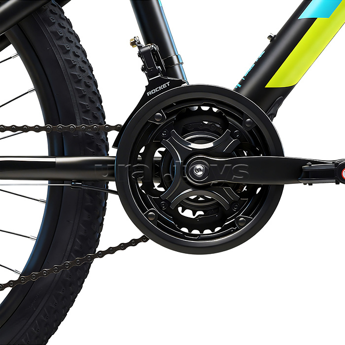 Велосипед 24" Rocket Aries 2.0 , цвет черный, размер 13"
