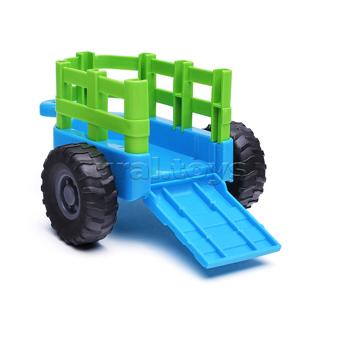 Каталка 25+ песен, стихов, звуков. пластик. свет "Синий трактор"