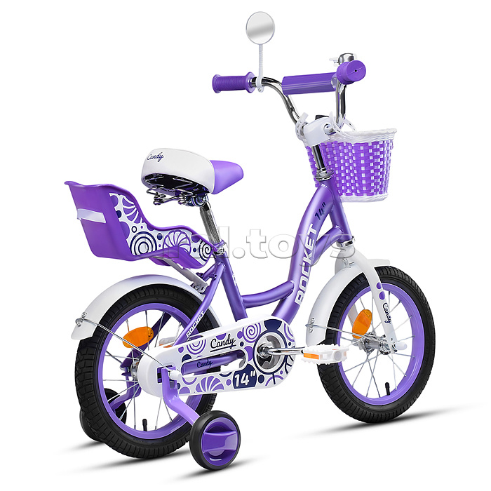 Велосипед 14" Rocket Candy, цвет фиолетовый