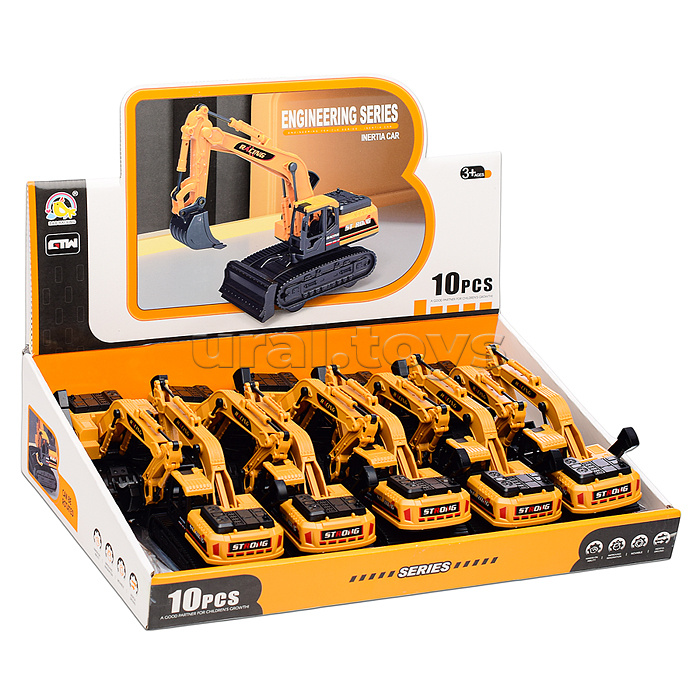 Машина "Экскаватор" в коробке