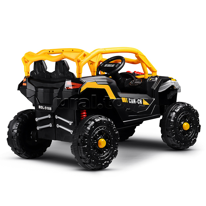 Электромобиль детский "Багги" (цвет желтый)