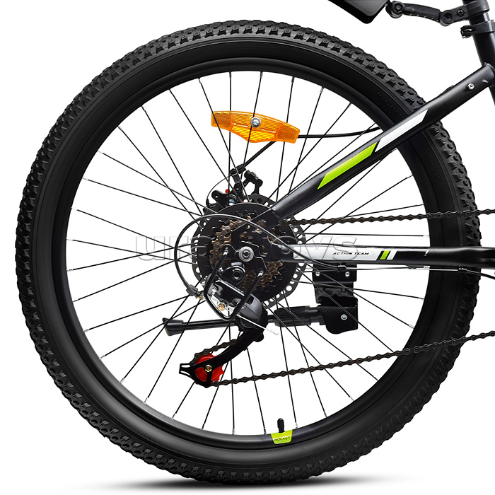 Велосипед 24" Rocket Aries 1.0 , цвет черный, размер 13"