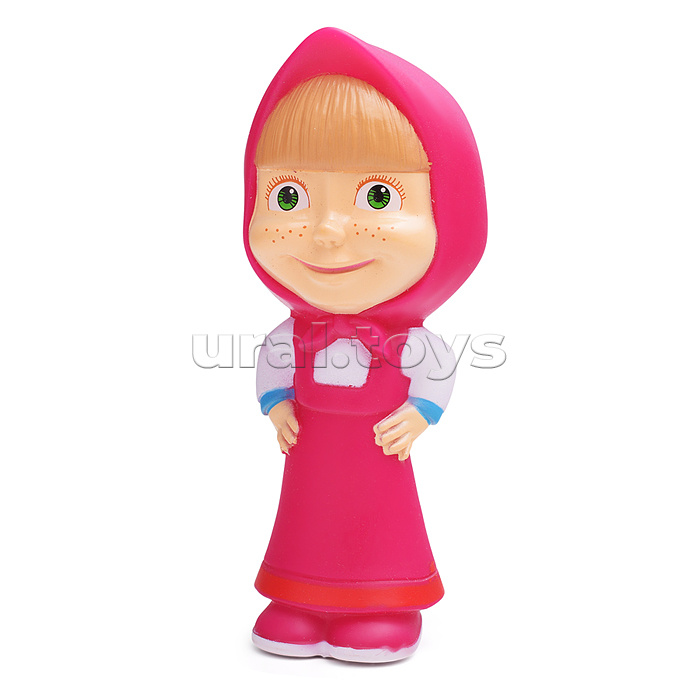 Игрушка пластизоль для ванны Маша и Медведь в сетке