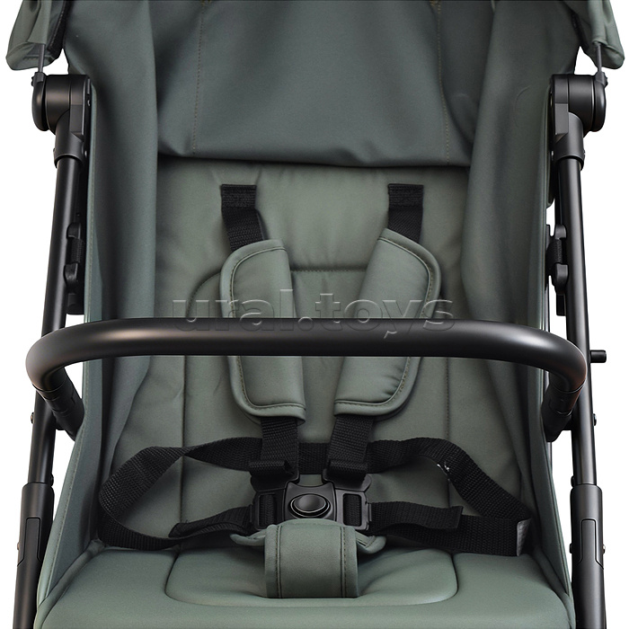 Детская прогулочная коляска-трость Prammy, зеленый