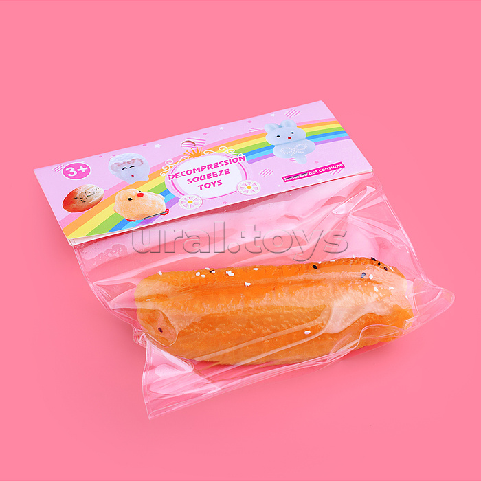 Игрушка - антистресс "Батон с кунжутом"