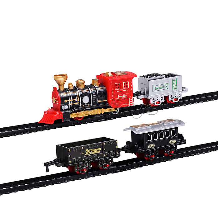 Железная дорога "Ретро поезд - Гражданский состав" в коробке