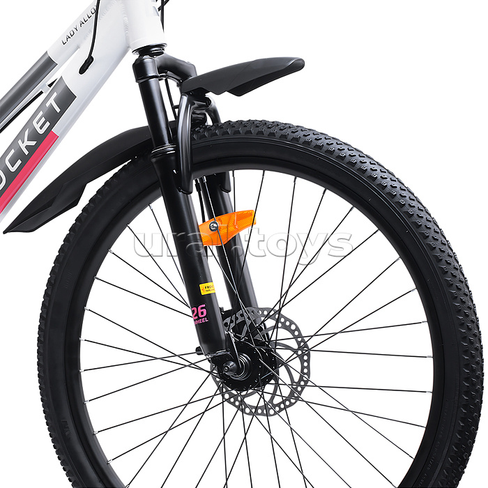 Велосипед 26" Rocket lady Alloy 26, цвет белый, размер 17"