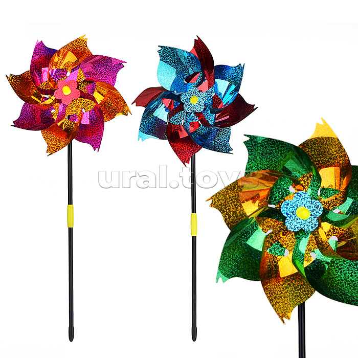 Ветерок "Цветок с лепестками" 23*50см., в пакете