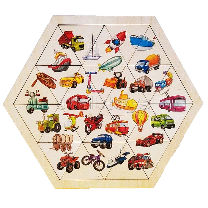 Настольная игра 19,5*22,5*1 "Собирай-ка" Гексагон дер. Настольная игра 19,5*22,5*1 "Собирай-ка" Гексагон дер.
