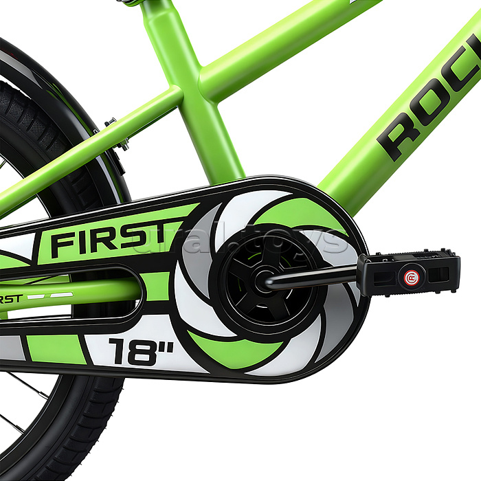 Велосипед 18" Rocket First, цвет зеленый