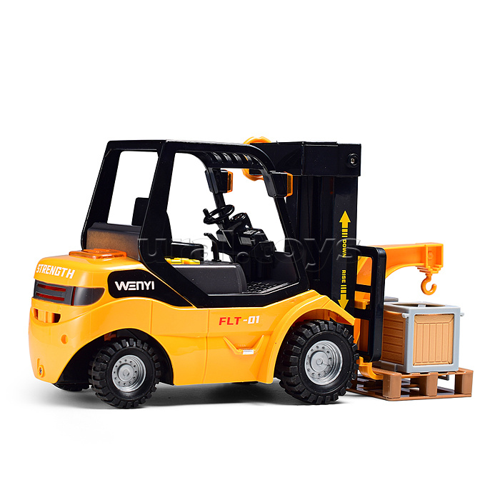 Погрузчик "Вилочный" 1:14 (свет, звук) в коробке