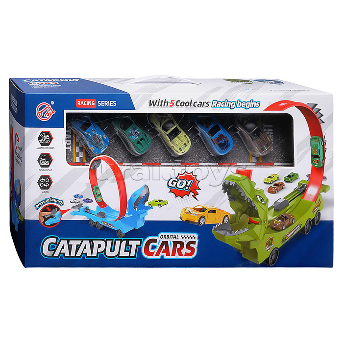 Трек "Катапульта акула" в коробке