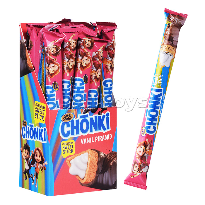 Хрустящие сладкие палочки "Chonki" cо вкусом ванили 20 г 20 шт