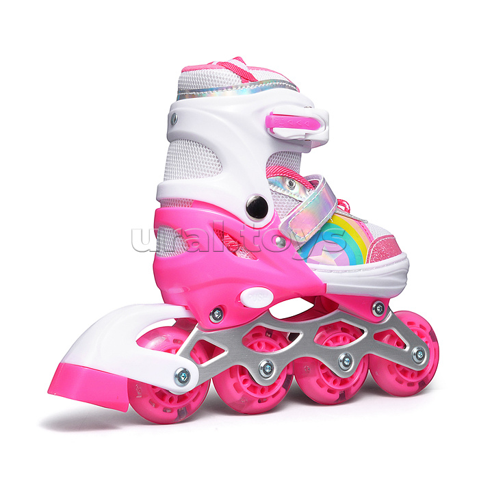 Ролики детские, размер M (цвет розовый)