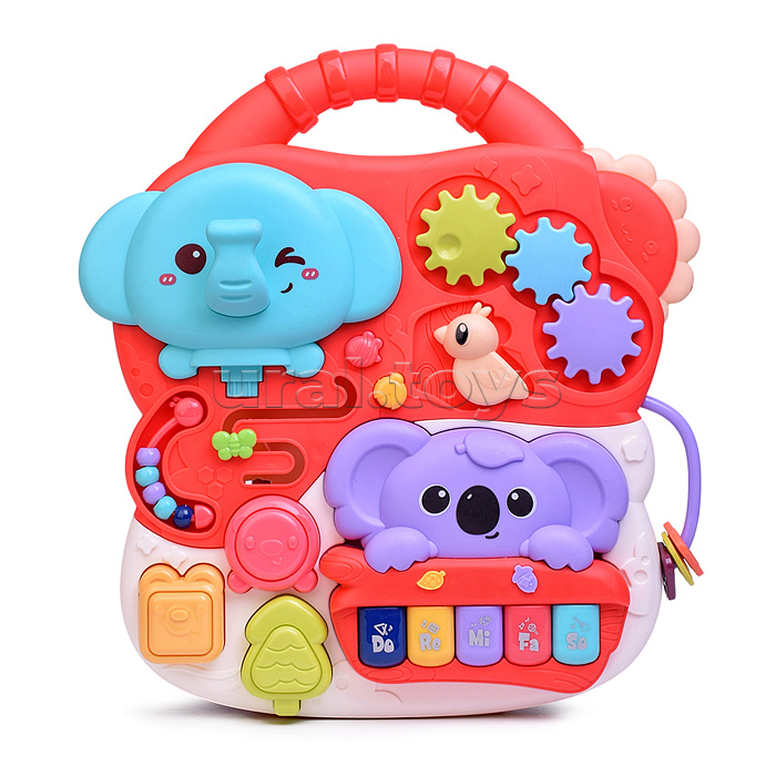 Столик развивающий "Коала и слоник" 3 в 1 в коробке