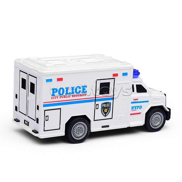 Машина "Полиция" 1:20 (свет, звук) в коробке