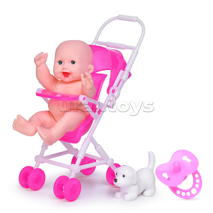 Пупс "Мила" с аксессуарами, в пакете