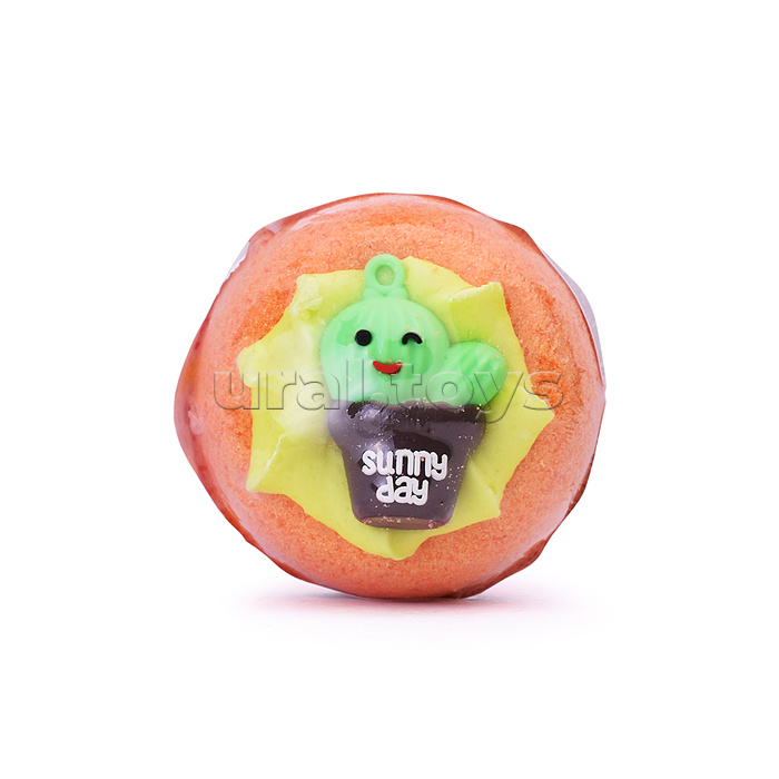 Шипучая соль для ванн 130г Чаша с пеной и игрушкой "Happyki"