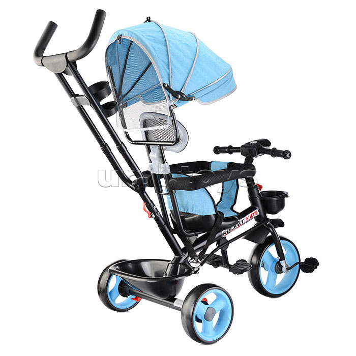 Велосипед 3-х колесный, голубой