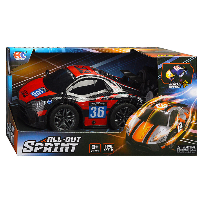 Машина "Гонка" р/у, 27 MHz, в коробке