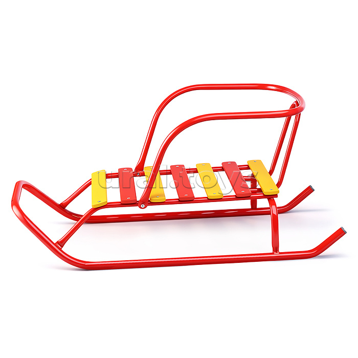 Игрушка. Санки детские "Ветерок 1+" (алый)
